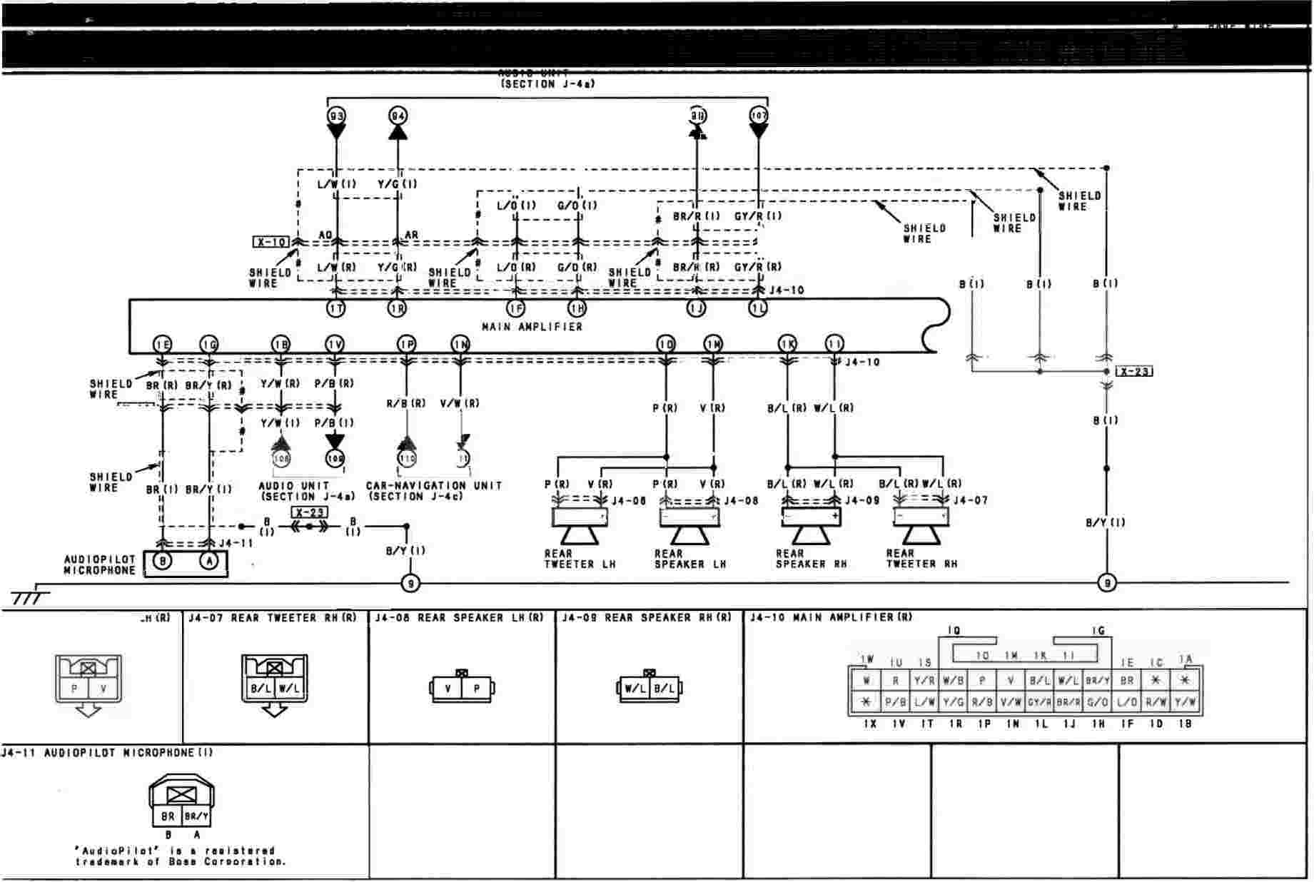 Mazda 6 2005 Wiring Diagram Of Factory Radio - Wiring Diagram