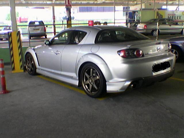 RX8 Silver with Mazdaspeed body kit for sale - RX8Club.com