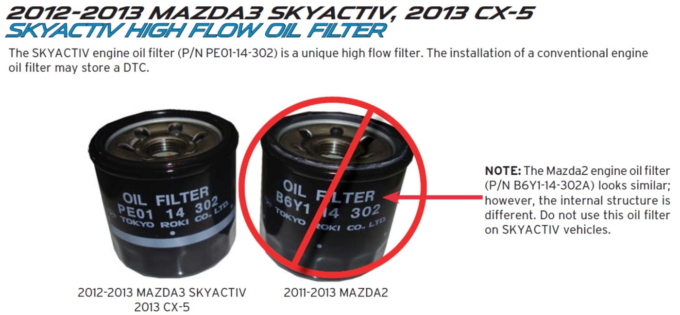 ONLY USE GENUINE Mazda OIL FILTERS in Series II (R3) - Page 6 